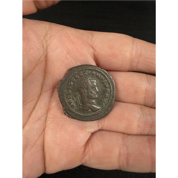 Ancient Roman Bronze Follis Coin