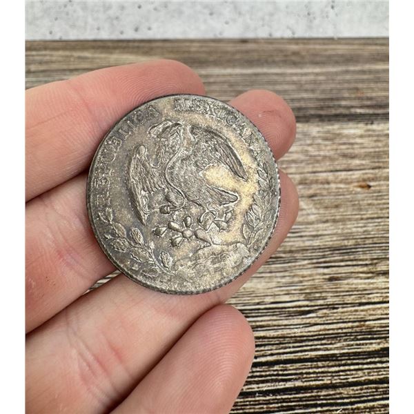 1888 Mexican 8 Reales Silver Coin