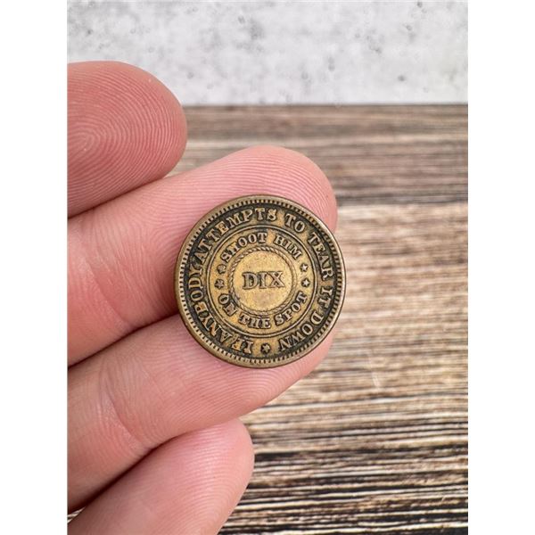 1863 Civil War The Flag of Our Union Token