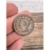 Image 1 : 1852 Braided Hair Large Cent Coin