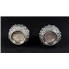 Image 3 : Sterling Silver Repousse Salt and Pepper Shakers