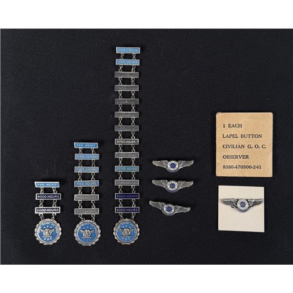 US Air Force GOC Sterling Silver Awards
