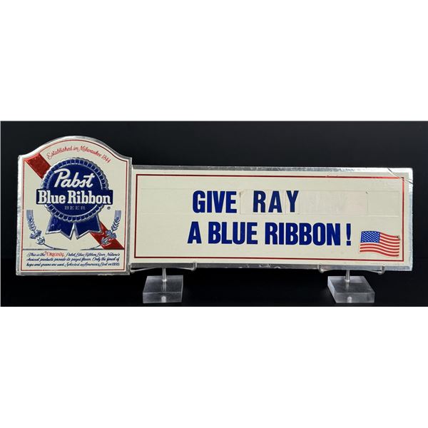 Pabst Blue Ribbon Customized Sign