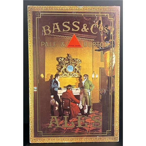 Bass & Co Ales Cardboard Standup Beer Sign