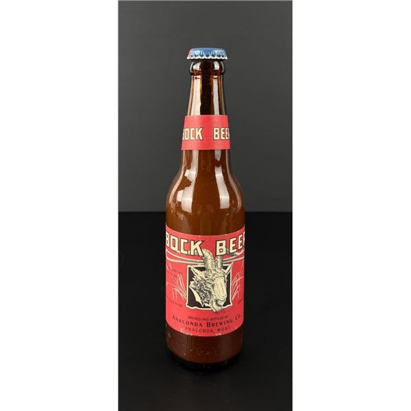 Anaconda Montana Brewing Bock Beer Bottle
