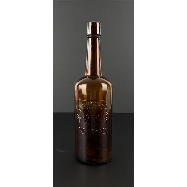 W.J. Van Schuyver Whiskey Bottle Portland Oregon