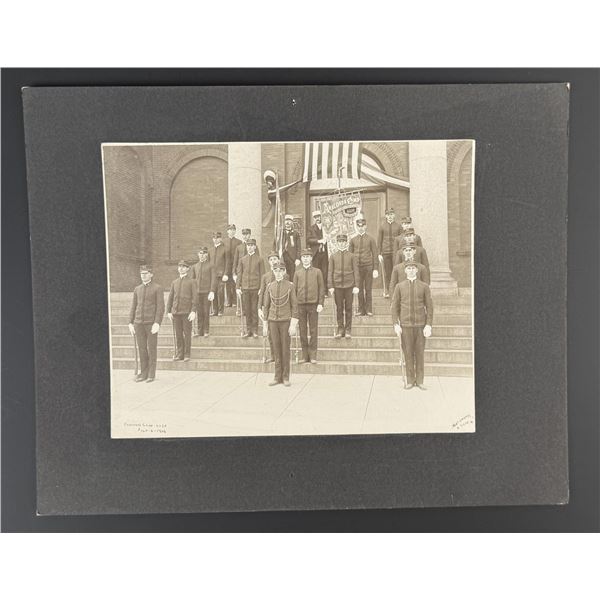 1906 Anaconda Montana Foresters Camp Cabinet Photo