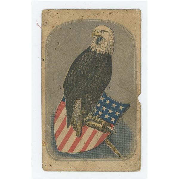 Old Abe Mascot Eagle Sewell Civil War Trade Card