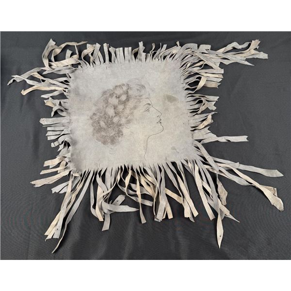 Victorian Gibson Girl Leather Sham