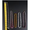 Image 10 : Art Deco Faceted Glass Flapper Necklaces