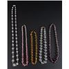 Image 1 : Art Deco Faceted Glass Flapper Necklaces