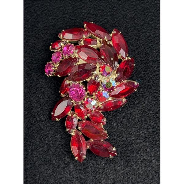 Juliana D&E Rhinestone Costume Jewelry Brooch