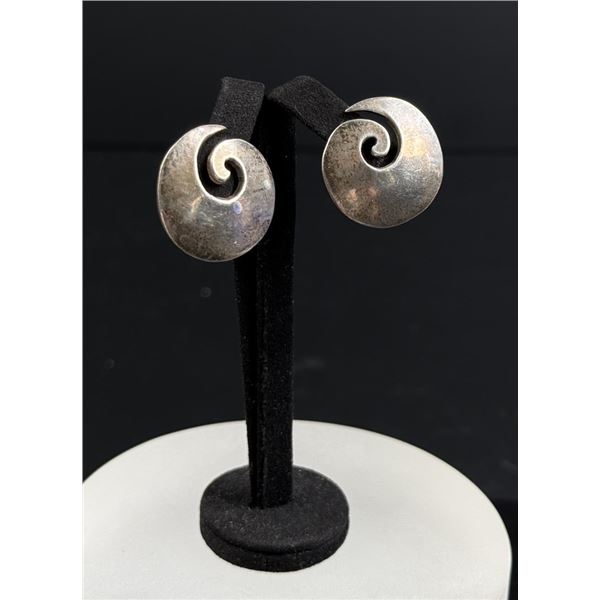 Taxco Mexico Sterling Silver Earrings