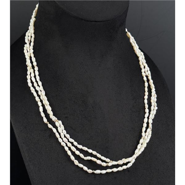 14k Gold Freshwater Pearl Necklace