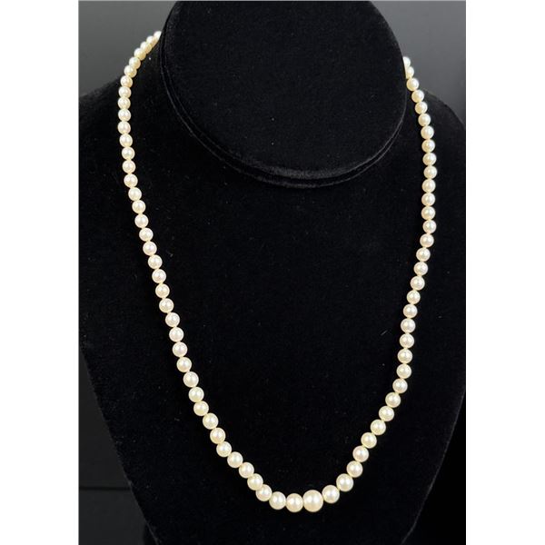 14k Gold Cultured Pearl Necklace