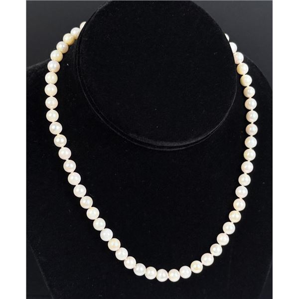 14k Gold Cultured Pearl Necklace