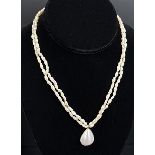 14k Gold Freshwater Pearl Necklace