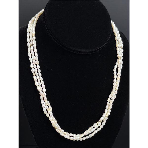 14k Gold Freshwater Pearl Necklace