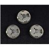 Image 2 : Zuni Sterling Silver Sunface Button Covers