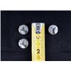Image 3 : Zuni Sterling Silver Sunface Button Covers