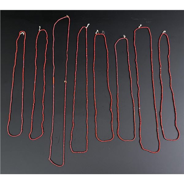 Hudsons Bay Red White Heart Trade Beads