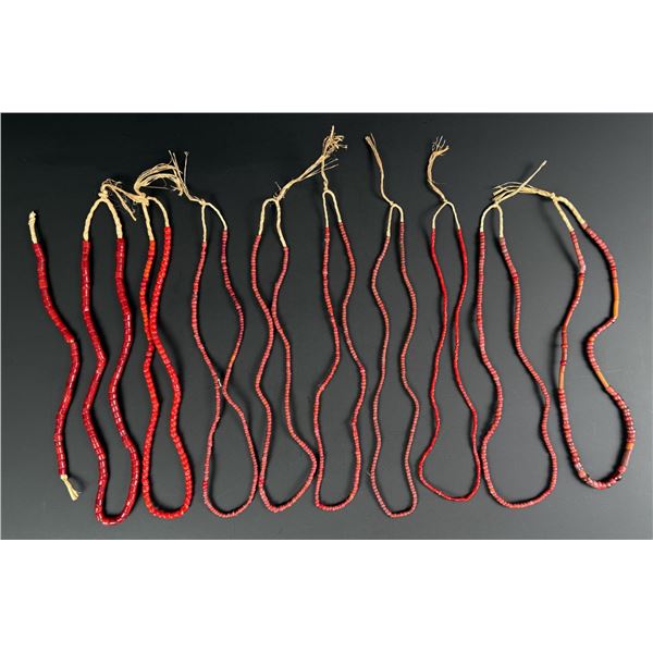 Hudsons Bay Red White Heart Trade Beads