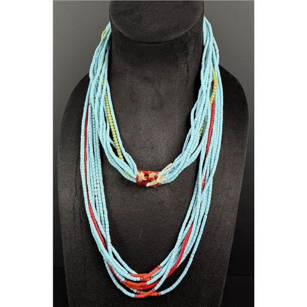 Nigerian African Glass Trade Bead Necklaces