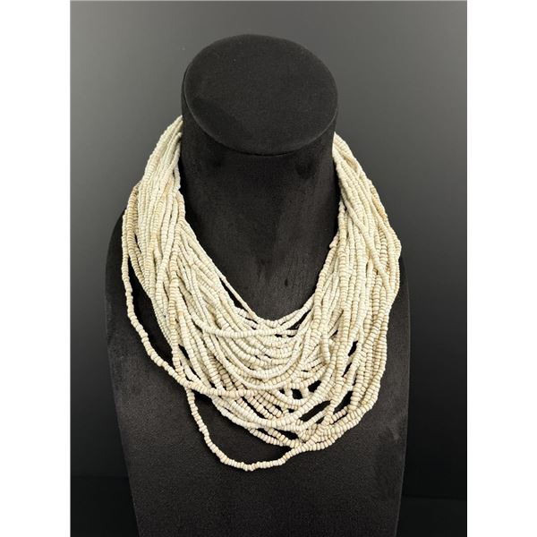 White Native American Indian Trade Beads