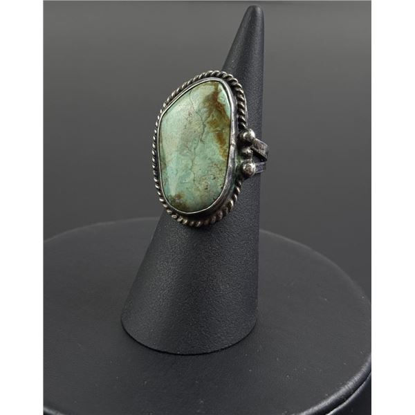 Navajo Sterling Silver Turquoise Ring
