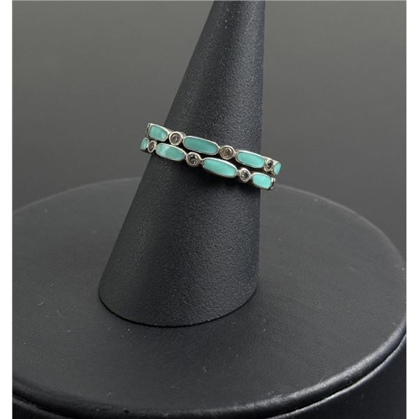 Pair of Sterling Silver Stacking Rings