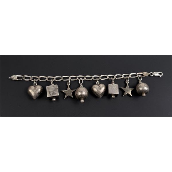 Sterling Silver Charm Bracelet