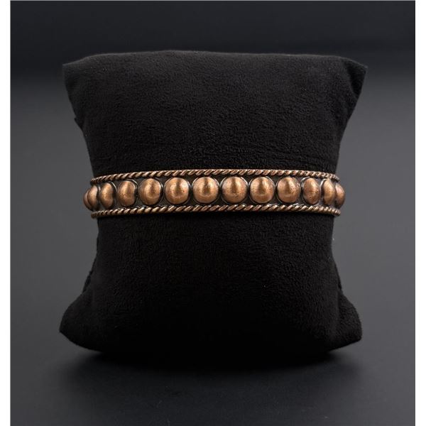 Navajo Trading Post Copper Bracelet