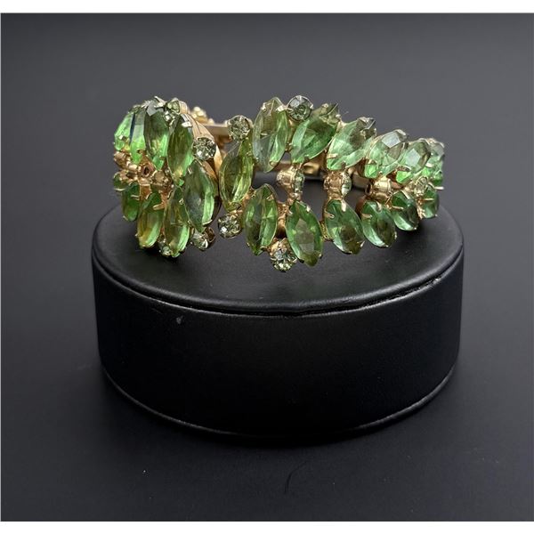 Costume Jewelry Rhinestone Clamper Bracelet