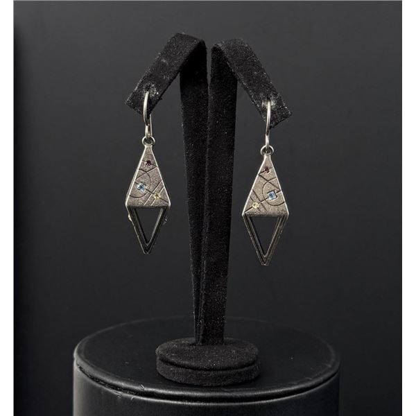 Patricia Locke Sterling Silver Galaxy Earrings