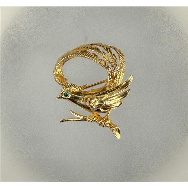 Danecraft Sterling Silver Bird of Paradise Brooch