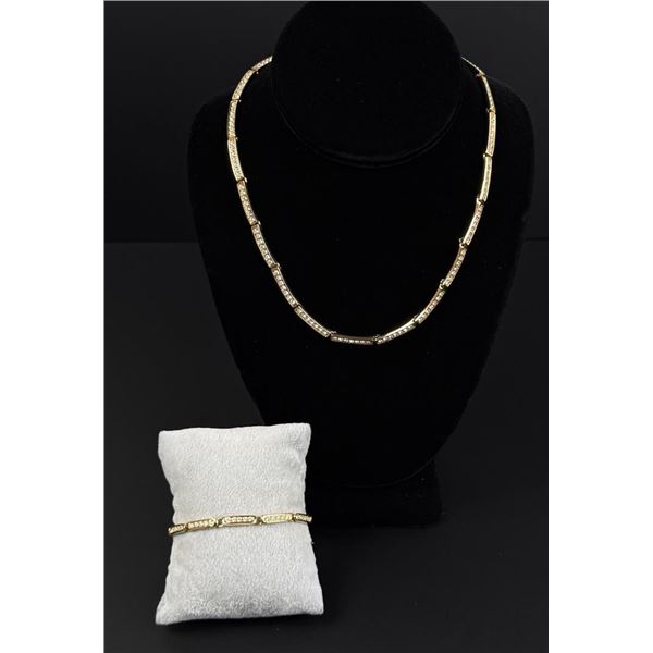 Swarovski Necklace and Bracelet Set