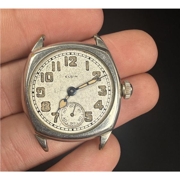 WWI WW1 Period Elgin Model 2 Army Watch