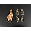 Image 2 : Matisse Copper Enamel Brooch and Earrings