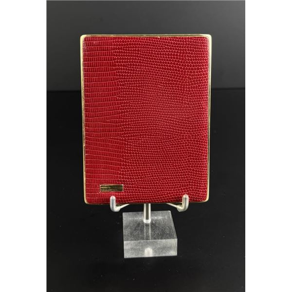 French Sliding Lizard Leather Cigarette Case