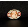 Image 1 : Micro Mosaic Italian Cameo Brooch