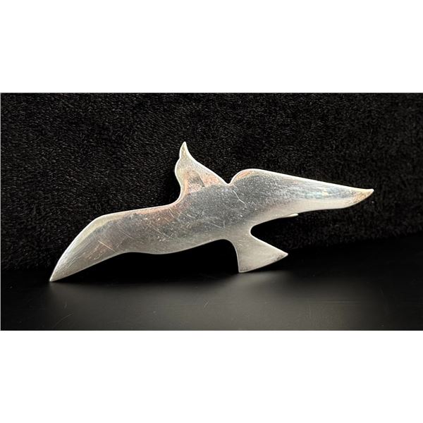 International Silver Sterling Seagull Brooch