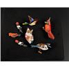 Image 1 : Takahashi Lacquer Painted Bird Brooches