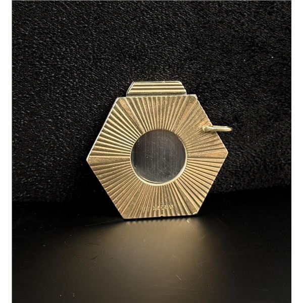 Victorian 9K Gold Watch Fob Cigar Cutter