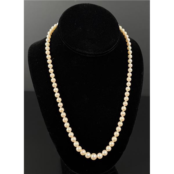 14k Gold Cultured Pearl Necklace