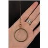 Image 2 : Victorian Brass Monocle Necklace