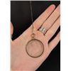Image 3 : Victorian Brass Monocle Necklace