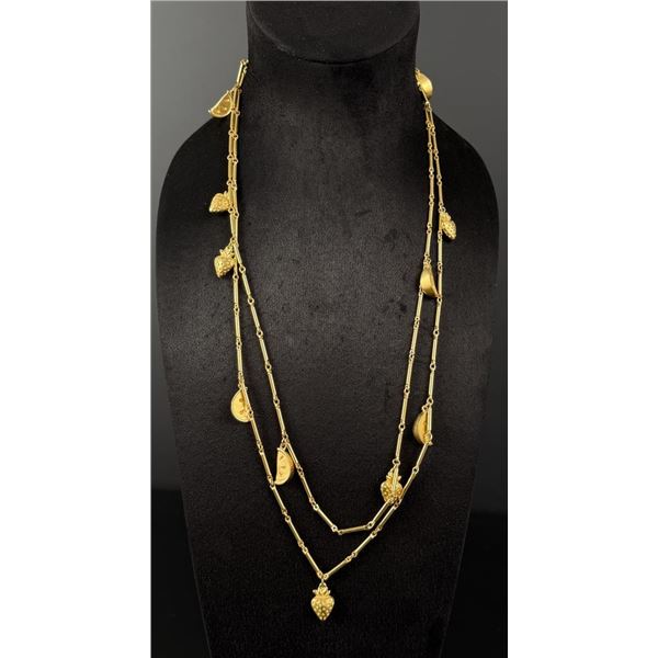 Givenchy Lemon and Strawberry Necklace