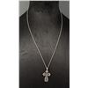 Image 1 : Sterling Silver Cross Necklace