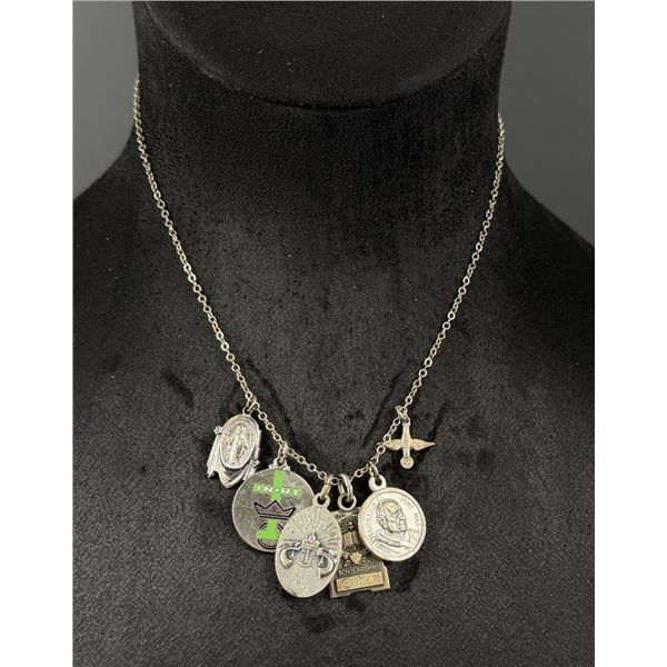 Sterling Silver Charm Necklace