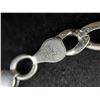 Image 3 : Large Sterling Silver Figaro Chain Necklace
